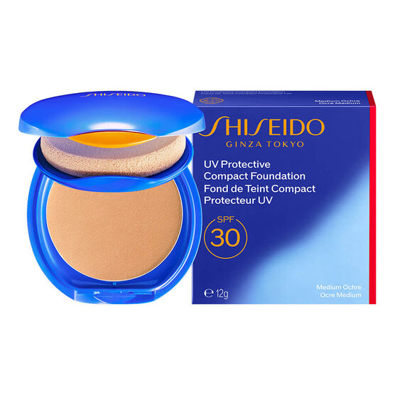BASE COM PROTE��O UV FPS 30 MEDIUM OCHRE UV PROTECTIVE COMPACT 